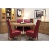 Trend Solid Oak Furniture Small Dining Table 125cm